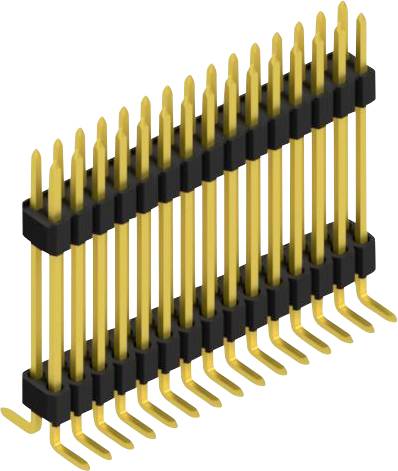 Fischer Elektronik Stiftleiste (Standard) Anzahl Reihen: 2 SLVW10SMD12730G 10St.