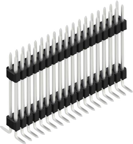 Fischer Elektronik Stiftleiste (Standard) Anzahl Reihen: 2 SLVW10SMD12736Z 10St.