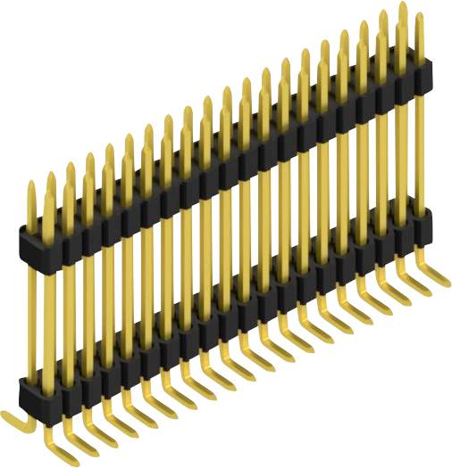 Fischer Elektronik Stiftleiste (Standard) Anzahl Reihen: 2 SLVW10SMD12740G 10St.