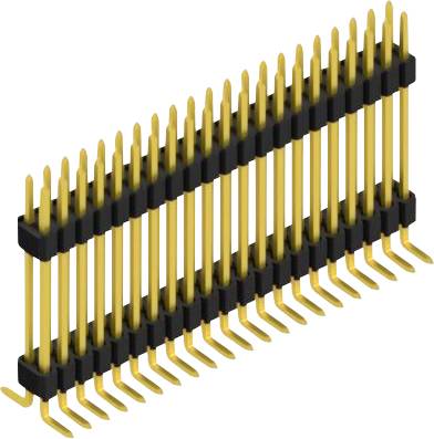 Fischer Elektronik Stiftleiste (Standard) Anzahl Reihen: 2 SLVW10SMD12742G 10St.