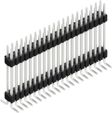 Fischer Elektronik Stiftleiste (Standard) Anzahl Reihen: 2 SLVW10SMD12742Z 10St.