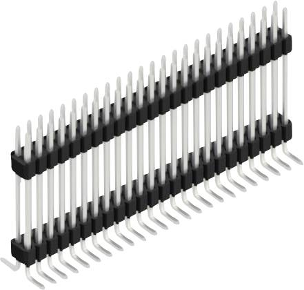 Fischer Elektronik Stiftleiste (Standard) Anzahl Reihen: 2 SLVW10SMD12748Z 10St.