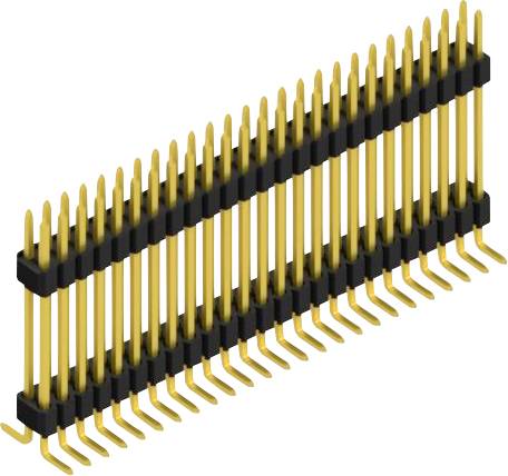 Fischer Elektronik Stiftleiste (Standard) Anzahl Reihen: 2 SLVW10SMD12750G 10St.