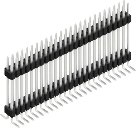 Fischer Elektronik Stiftleiste (Standard) Anzahl Reihen: 2 SLVW10SMD12750Z 10St.
