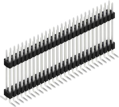 Fischer Elektronik Stiftleiste (Standard) Anzahl Reihen: 2 SLVW10SMD12754Z 10St.