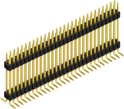Fischer Elektronik Stiftleiste (Standard) Anzahl Reihen: 2 SLVW10SMD12758G 10St.