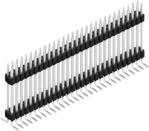 Fischer Elektronik Stiftleiste (Standard) Anzahl Reihen: 2 SLVW10SMD12758Z 10St.
