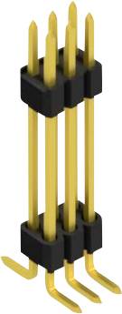 Fischer Elektronik Stiftleiste (Standard) Anzahl Reihen: 2 SLVW10SMD1276G 10St.