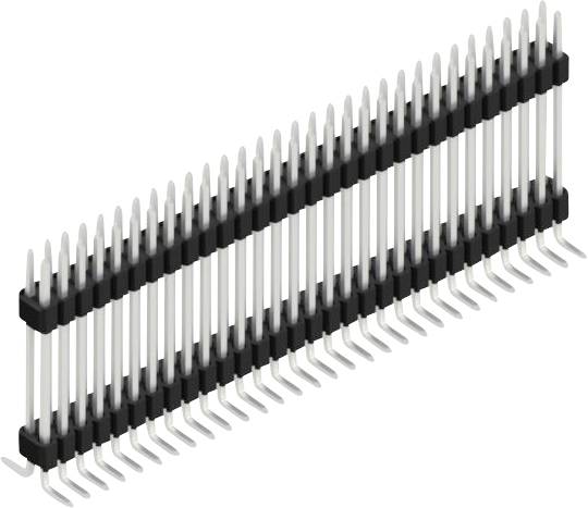 Fischer Elektronik Stiftleiste (Standard) Anzahl Reihen: 2 SLVW10SMD12760Z 10St.