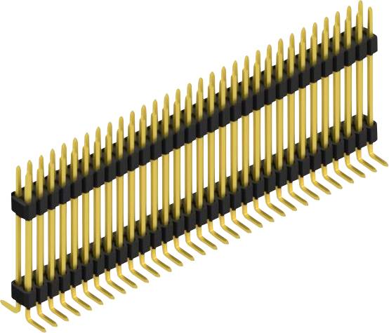 Fischer Elektronik Stiftleiste (Standard) Anzahl Reihen: 2 SLVW10SMD12762G 10St.