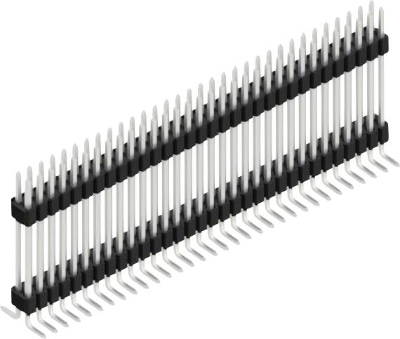 Fischer Elektronik Stiftleiste (Standard) Anzahl Reihen: 2 SLVW10SMD12764Z 10St.