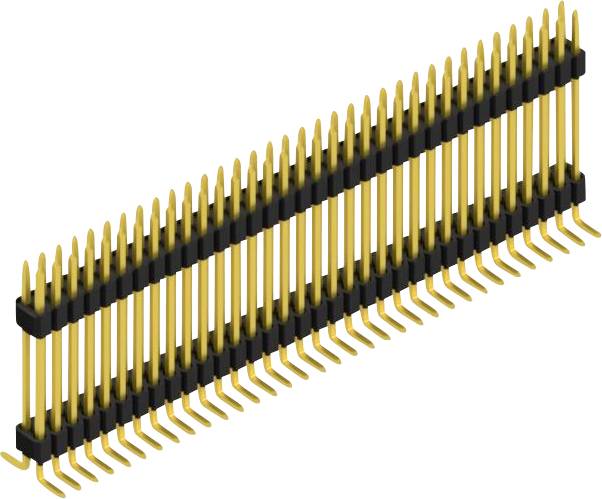 Fischer Elektronik Stiftleiste (Standard) Anzahl Reihen: 2 SLVW10SMD12768G 10St.