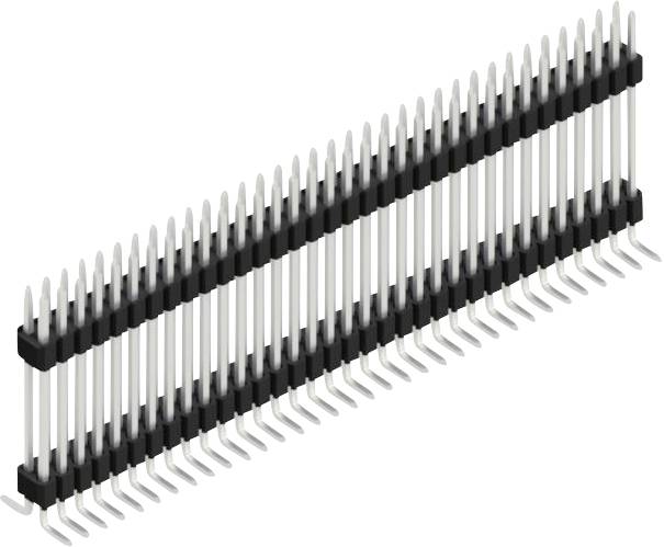 Fischer Elektronik Stiftleiste (Standard) Anzahl Reihen: 2 SLVW10SMD12768Z 10St.