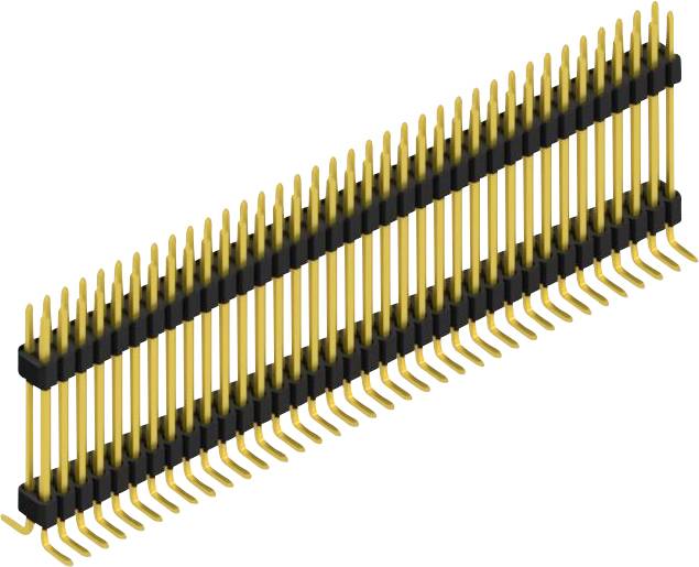 Fischer Elektronik Stiftleiste (Standard) Anzahl Reihen: 2 10162773 10St.