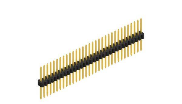 Fischer Elektronik Stiftleiste (Standard) Anzahl Reihen: 1 10060667 10St.