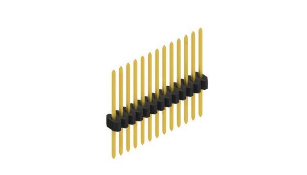 Fischer Elektronik Stiftleiste (Standard) Anzahl Reihen: 1 10060702 10St.