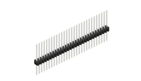 Fischer Elektronik Stiftleiste (Standard) Anzahl Reihen: 1 10060736 10St.