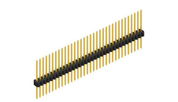 Fischer Elektronik Stiftleiste (Standard) Anzahl Reihen: 1 10060745 10St.