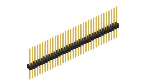 Fischer Elektronik Stiftleiste (Standard) Anzahl Reihen: 1 10060747 10St.