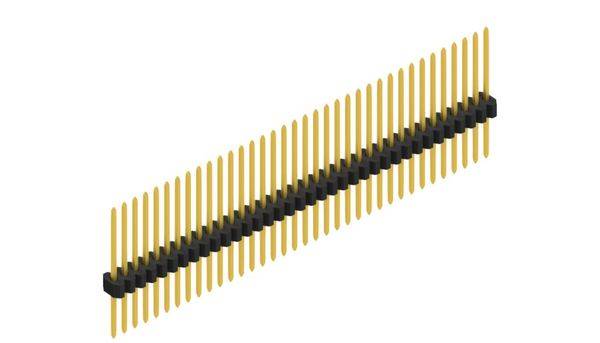 Fischer Elektronik Stiftleiste (Standard) Anzahl Reihen: 1 10060749 10St.