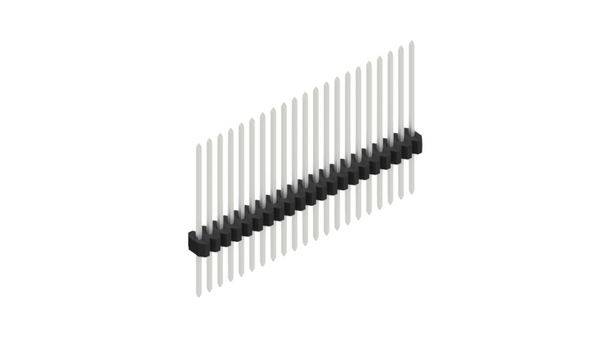 Fischer Elektronik Stiftleiste (Standard) Anzahl Reihen: 1 10060794 10St.