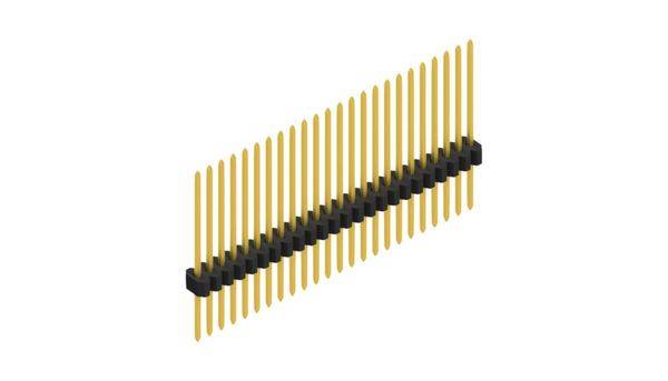 Fischer Elektronik Stiftleiste (Standard) Anzahl Reihen: 1 10060799 10St.