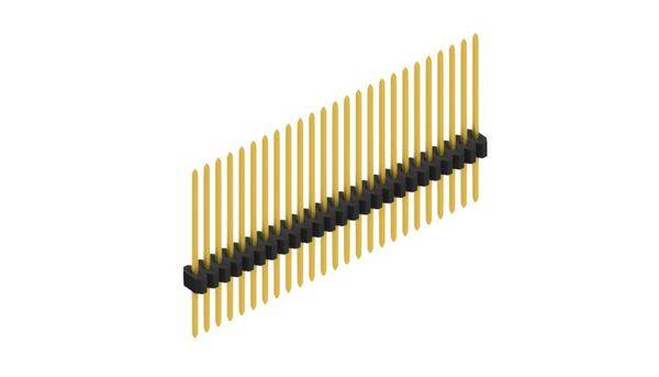 Fischer Elektronik Stiftleiste (Standard) Anzahl Reihen: 1 10060801 10St.