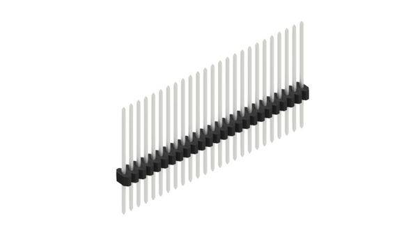 Fischer Elektronik Stiftleiste (Standard) Anzahl Reihen: 1 10060802 10St.