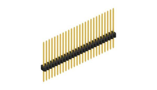 Fischer Elektronik Stiftleiste (Standard) Anzahl Reihen: 1 10060804 10St.