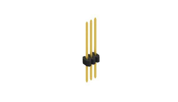 Fischer Elektronik Stiftleiste (Standard) Anzahl Reihen: 1 10060755 10St.