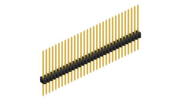 Fischer Elektronik Stiftleiste (Standard) Anzahl Reihen: 1 10060815 10St.