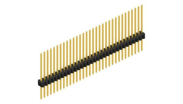 Fischer Elektronik Stiftleiste (Standard) Anzahl Reihen: 1 10060817 10St.
