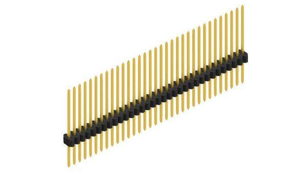 Fischer Elektronik Stiftleiste (Standard) Anzahl Reihen: 1 10060819 10St.