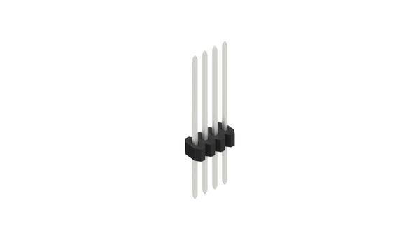 Fischer Elektronik Stiftleiste (Standard) Anzahl Reihen: 1 10060758 10St.