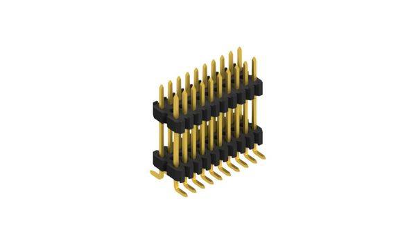 Fischer Elektronik Stiftleiste (Standard) Anzahl Reihen: 2 SLVW11SMD10220G 10St.