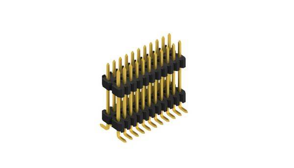 Fischer Elektronik Stiftleiste (Standard) Anzahl Reihen: 2 SLVW11SMD10222G 10St.