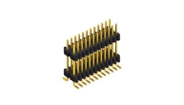 Fischer Elektronik Stiftleiste (Standard) Anzahl Reihen: 2 SLVW11SMD10224G 10St.