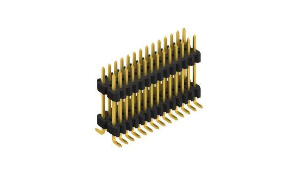 Fischer Elektronik Stiftleiste (Standard) Anzahl Reihen: 2 SLVW11SMD10228G 10St.