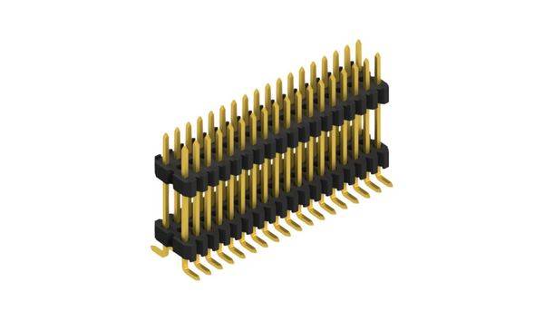Fischer Elektronik Stiftleiste (Standard) Anzahl Reihen: 2 SLVW11SMD10236G 10St.