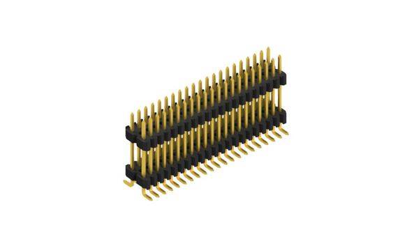 Fischer Elektronik Stiftleiste (Standard) Anzahl Reihen: 2 SLVW11SMD10242G 10St.