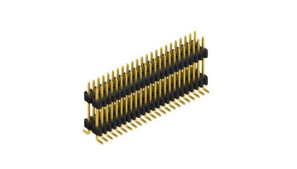 Fischer Elektronik Stiftleiste (Standard) Anzahl Reihen: 2 SLVW11SMD10246G 10St.