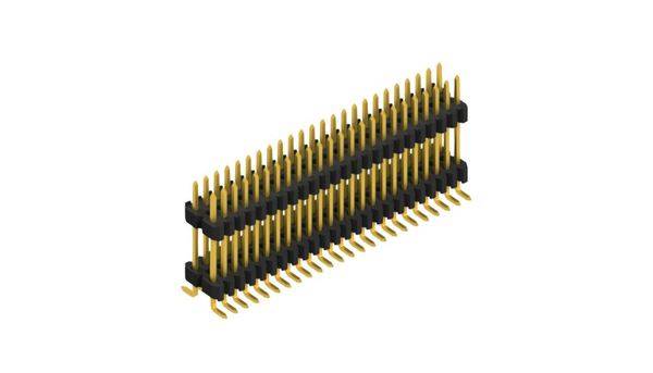 Fischer Elektronik Stiftleiste (Standard) Anzahl Reihen: 2 SLVW11SMD10248G 10St.