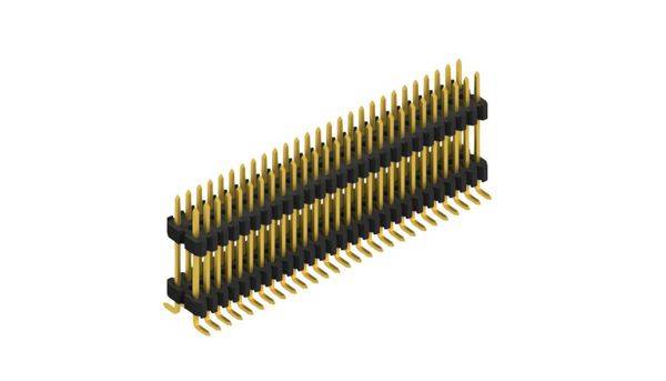 Fischer Elektronik Stiftleiste (Standard) Anzahl Reihen: 2 SLVW11SMD10254G 10St.