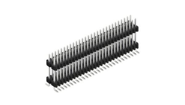 Fischer Elektronik Stiftleiste (Standard) Anzahl Reihen: 2 SLVW11SMD10256Z 10St.