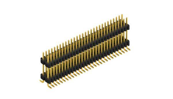 Fischer Elektronik Stiftleiste (Standard) Anzahl Reihen: 2 SLVW11SMD10258G 10St.