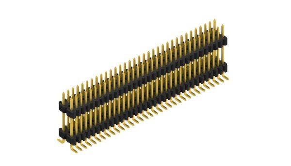 Fischer Elektronik Stiftleiste (Standard) Anzahl Reihen: 2 SLVW11SMD10266G 10St.