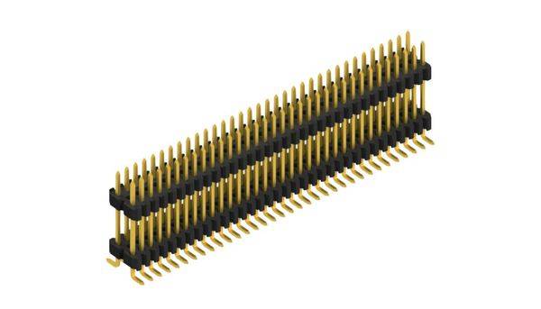 Fischer Elektronik Stiftleiste (Standard) Anzahl Reihen: 2 SLVW11SMD10268G 10St.