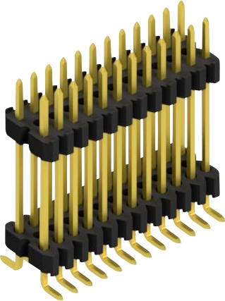 Fischer Elektronik Stiftleiste (Standard) Anzahl Reihen: 2 SLVW11SMD12724G 10St.