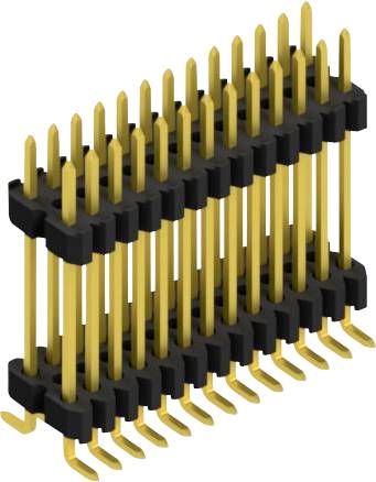 Fischer Elektronik Stiftleiste (Standard) Anzahl Reihen: 2 SLVW11SMD12726G 10St.