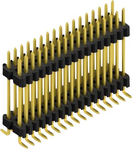 Fischer Elektronik Stiftleiste (Standard) Anzahl Reihen: 2 SLVW11SMD12734G 10St.